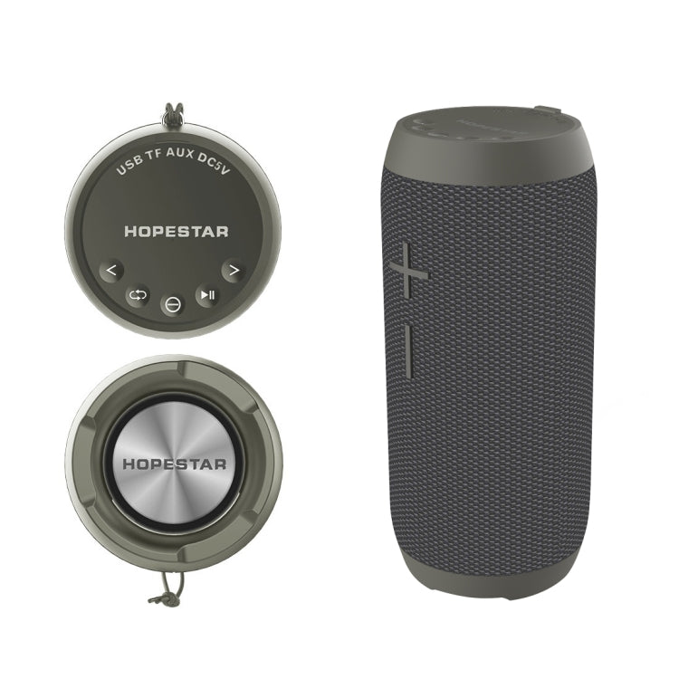 HOPESTAR P7 Mini Portable Rabbit Wireless Bluetooth Speaker, Built-in Mic, Support AUX / Hand Free Call / FM / TF(Grey)