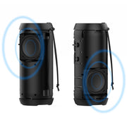 HOPESTAR P7 Mini Portable Rabbit Wireless Bluetooth Speaker, Built-in Mic, Support AUX / Hand Free Call / FM / TF(Grey)