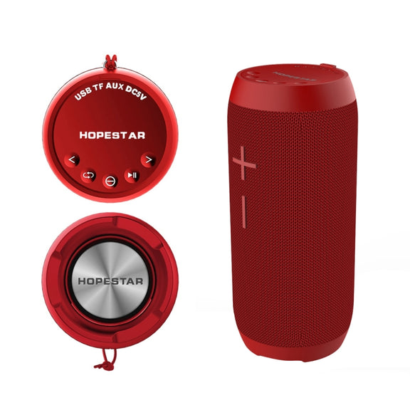 HOPESTAR P7 Mini Portable Rabbit Wireless Bluetooth Speaker, Built-in Mic, Support AUX / Hand Free Call / FM / TF(Red)