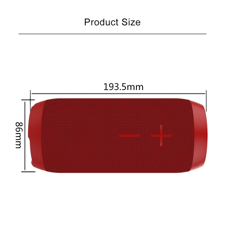 HOPESTAR P7 Mini Portable Rabbit Wireless Bluetooth Speaker, Built-in Mic, Support AUX / Hand Free Call / FM / TF(Red)