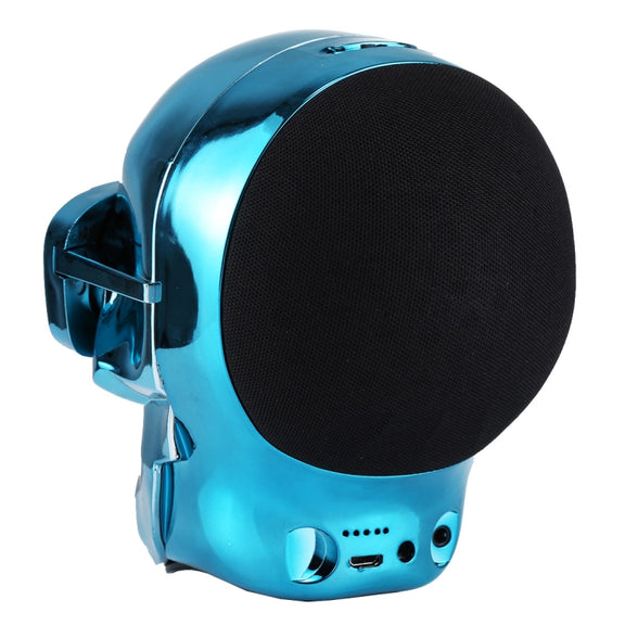 Sunglasses Skull Bluetooth Stereo Speaker, for iPhone, Samsung, HTC, Sony and other Smartphones (Blue)