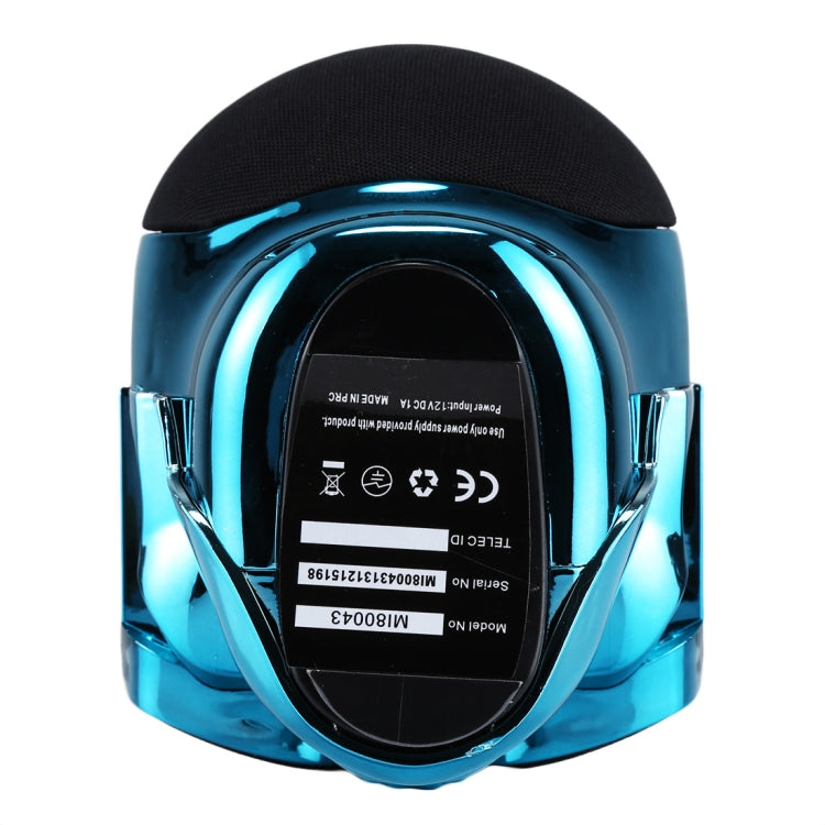 Sunglasses Skull Bluetooth Stereo Speaker, for iPhone, Samsung, HTC, Sony and other Smartphones (Blue)