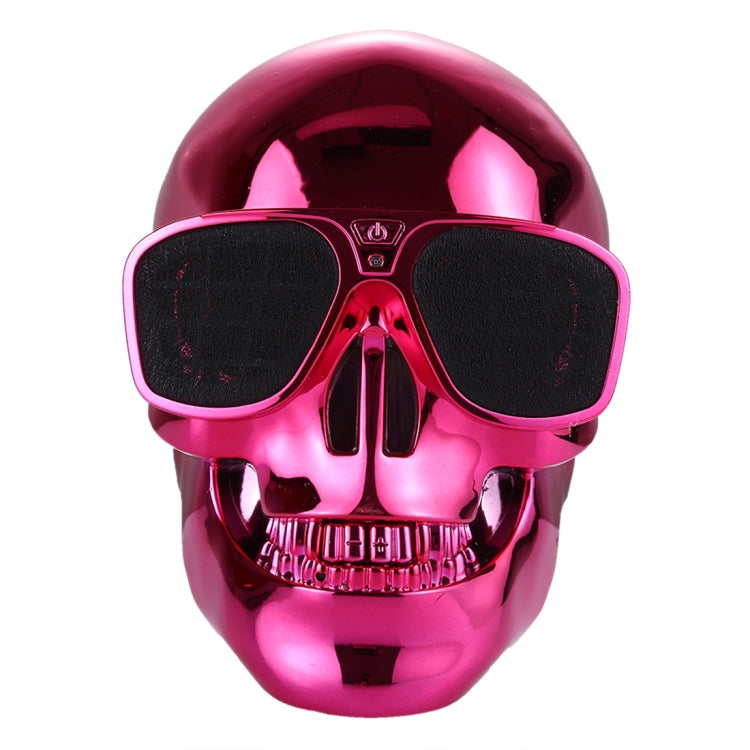 Sunglasses Skull Bluetooth Stereo Speaker, for iPhone, Samsung, HTC, Sony and other Smartphones (Red)
