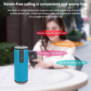W-KING X6 Portable Water-resistant Bluetooth 4.0 Stereo Speaker(Blue)