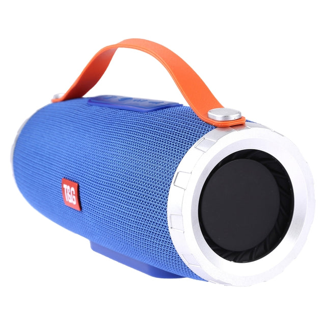 T&G TG109 Portable Wireless Bluetooth V4.2 Stereo Speaker with Handle, Built-in MIC, Support Hands-free Calls & TF Card & AUX IN & FM(Dark Blue)