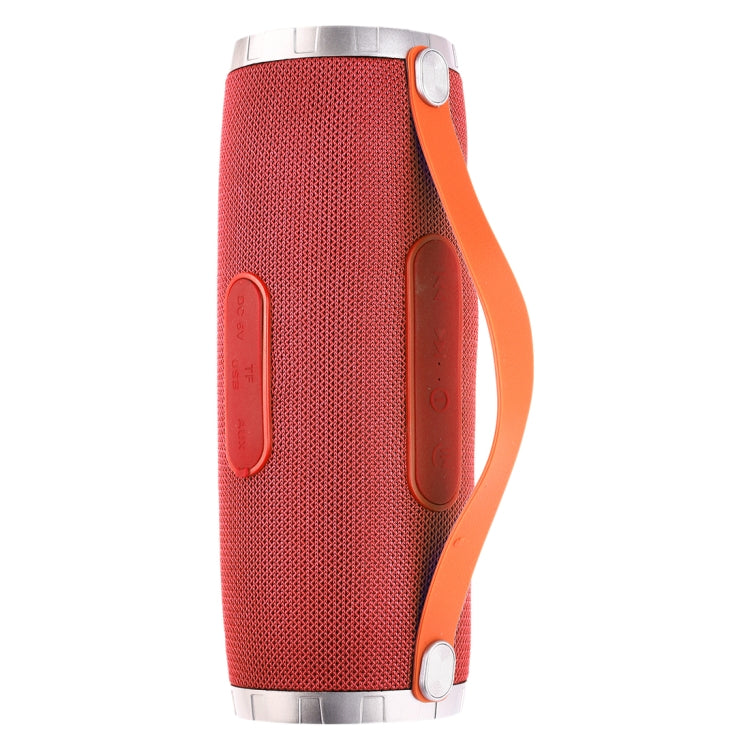 T&G TG109 Portable Wireless Bluetooth V4.2 Stereo Speaker with Handle, Built-in MIC, Support Hands-free Calls & TF Card & AUX IN & FM(Red)