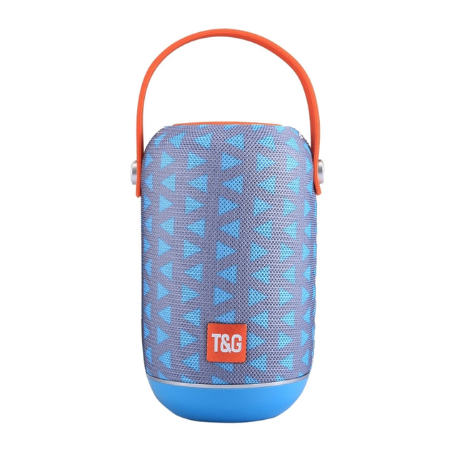 T&G TG107 Portable Wireless Bluetooth V4.2 Stereo Speaker with Handle, Built-in MIC, Support Hands-free Calls & TF Card & AUX IN & FM, Bluetooth Distance: 10m