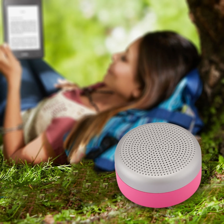 M227 Multifunctional Card Music Playback Bluetooth Speaker, Support Handfree Call & TF Card & AUX Audio Function(Magenta)