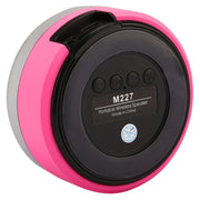 M227 Multifunctional Card Music Playback Bluetooth Speaker, Support Handfree Call & TF Card & AUX Audio Function(Magenta)