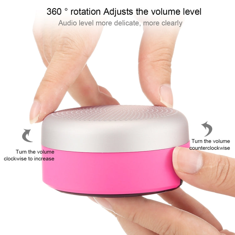 M227 Multifunctional Card Music Playback Bluetooth Speaker, Support Handfree Call & TF Card & AUX Audio Function(Magenta)