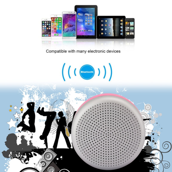 M227 Multifunctional Card Music Playback Bluetooth Speaker, Support Handfree Call & TF Card & AUX Audio Function(Magenta)