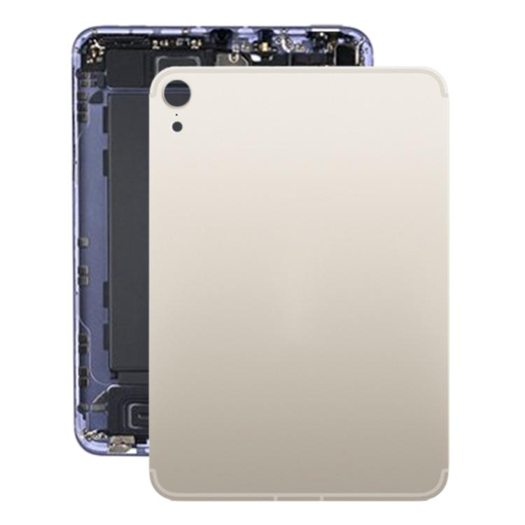 For iPad Mini 6 2021 4G Version Aluminum Alloy Back Battery Cover(Gold)