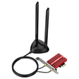 COMFAST CF-AX210 PLUS 5374Mbps Tri-band + Bluetooth 5.2 Wireless WiFi6E PCI-E Network Card - free shipping - PMC TechLife - Order now!
