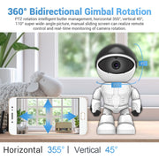 ESCAM PT205 HD 1080P Robot WiFi IP Camera, Support Motion Detection / Night Vision, IR Distance: 10m, EU Plug