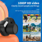 Y3000 1080P Mini Action Camera with Screen Video Recorder Sport DV Small Micro Camcorder (Black)