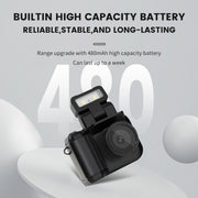 Y4000 Mini Camera 1080P HD Digital Camera with Screen Portable Retro Travel Vlog Student Small Camcorder (White)