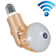DP3 1.3 Megapixel Panoramic Universal Light Bulb Camera Mobile Phone Remote Installation Home Network HD Monitoring - Light Bulb Camera by PMc TechLife | Online Shopping South Africa | PMc TechLife | Buy Now Pay Later Mobicred
