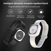 F8 Outdoor Silica Gel Mosquito Repellent Wristband(White)