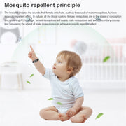 F8 Outdoor Silica Gel Mosquito Repellent Wristband(White)