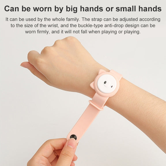 WT-M4 ABS+Silica Gel Children Mosquito Repellent Wristband (Yellow)