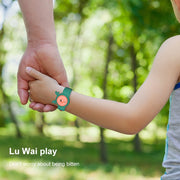 WT-M4 ABS+Silica Gel Children Mosquito Repellent Wristband (Yellow)