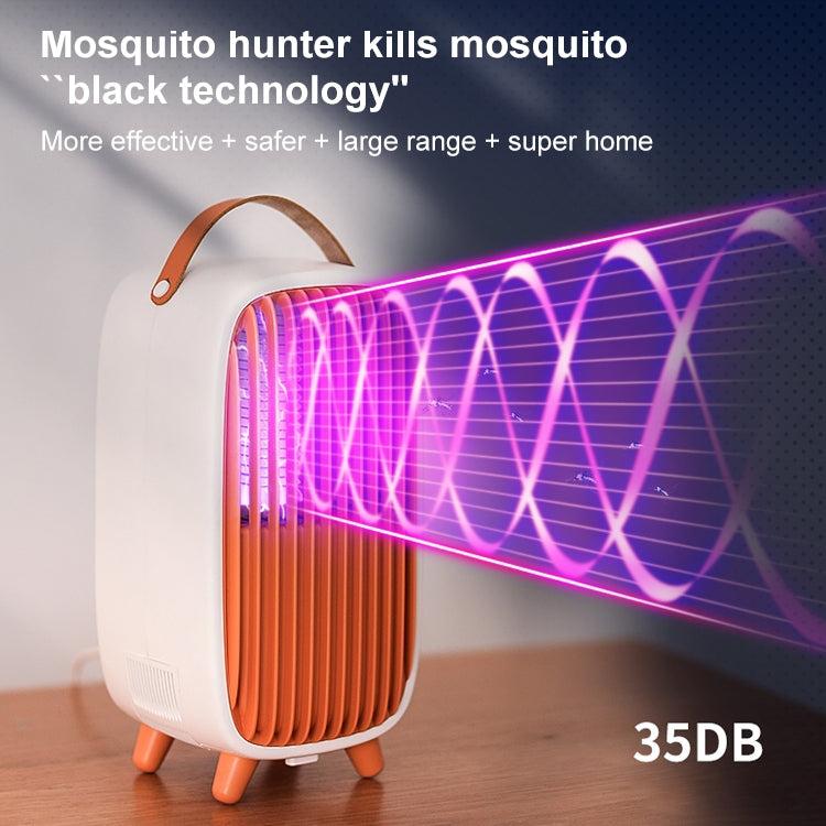 WT-M2 ABS+Leather Retro Mosquito Killer (Orange)