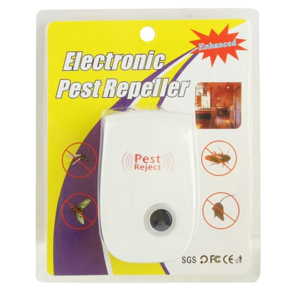 6pcs/Pack Ultrasonic Electronic Cockroach Mosquito Pest Reject Repeller, UK Plug