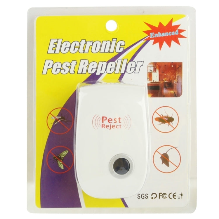 6pcs/Pack Ultrasonic Electronic Cockroach Mosquito Pest Reject Repeller, EU Plug