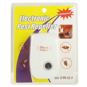 6pcs/Pack Ultrasonic Electronic Cockroach Mosquito Pest Reject Repeller, EU Plug