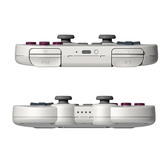8BitDo SN30 Pro Bluetooth Gamepad Hall Version for Switch / Steam / PC / Android (White)