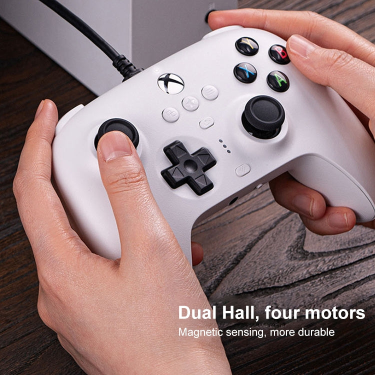 8BitDo Orion Wired Game Controller Xbox Hall Version with Game Pass Card (White)