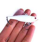 HENGJIA Fast-sinking Fishing Lures Bait 6.5cm/17.2g Wings VIB Pencil Lures Kit