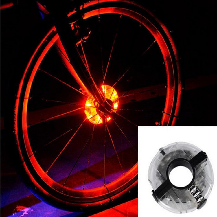 A108 Bicycle Decor Water-resistant Flower Drum Lamp Dazzle Warning Lamp, Size: 9.5*1.7cm