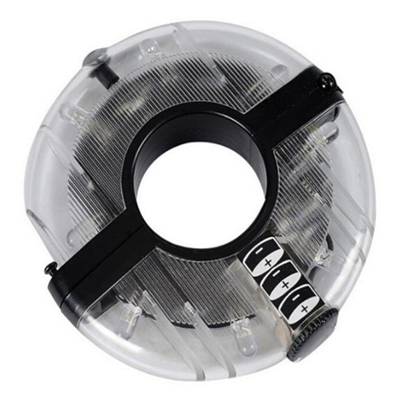 A108 Bicycle Decor Water-resistant Flower Drum Lamp Dazzle Warning Lamp, Size: 9.5*1.7cm