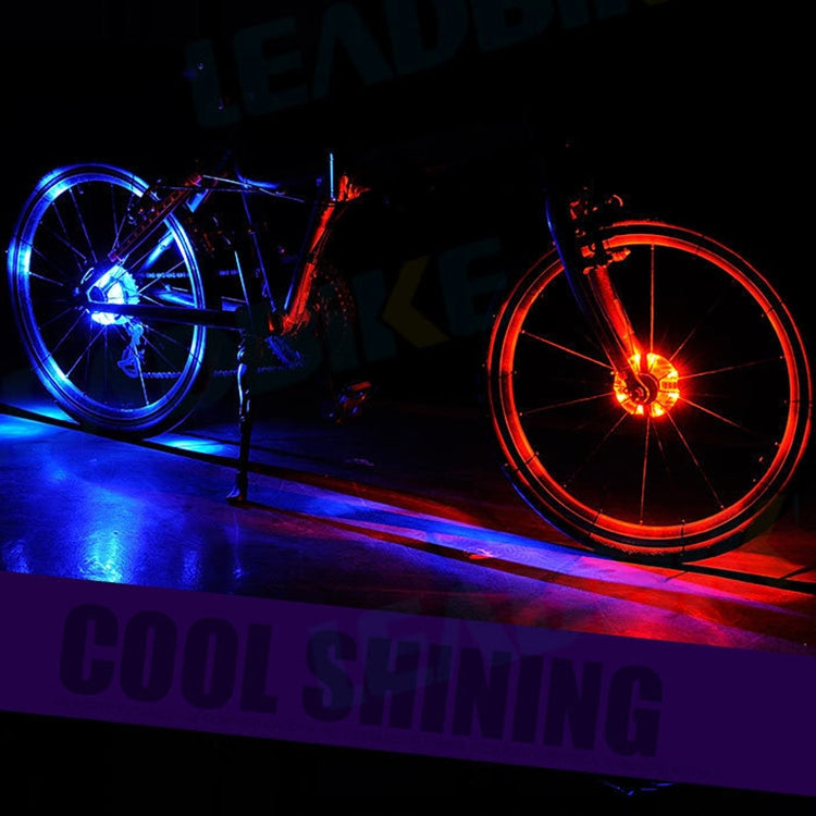 A108 Bicycle Decor Water-resistant Flower Drum Lamp Dazzle Warning Lamp, Size: 9.5*1.7cm