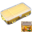 Portable Outdoor Lure Box Transparent Plastic Double-sided Storage Box, Size: 18 x 10 x 5cm(Yellow + White) - Storage Boxes & Storage Bags by PMC TechLife | Online Shopping South Africa | PMC TechLife | Buy Now Pay Later Mobicred