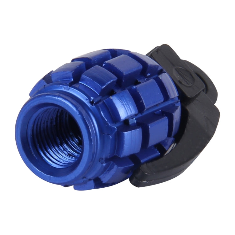 4 PCS Universal Car Tire Valve Caps(Dark Blue)