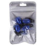 4 PCS Universal Car Tire Valve Caps(Dark Blue)