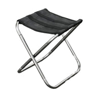 Outdoor Portable Folding Stool, Size: 25*22*26cm(Silver)