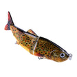 HENGJIA JM022-X 12cm 16.8g Multi-section Plastic Hard Baits Artificial Fishing Lures with Treble Hook, Random Color Delivery - Fishing Lures by HENGJIA | Online Shopping South Africa | PMC TechLife | Buy Now Pay Later Mobicred