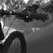 2 PCS AG30 Bicycle MTB Bike Lock-on Comfort Sponge Handlebar Hand-Stitched Grips(Black)