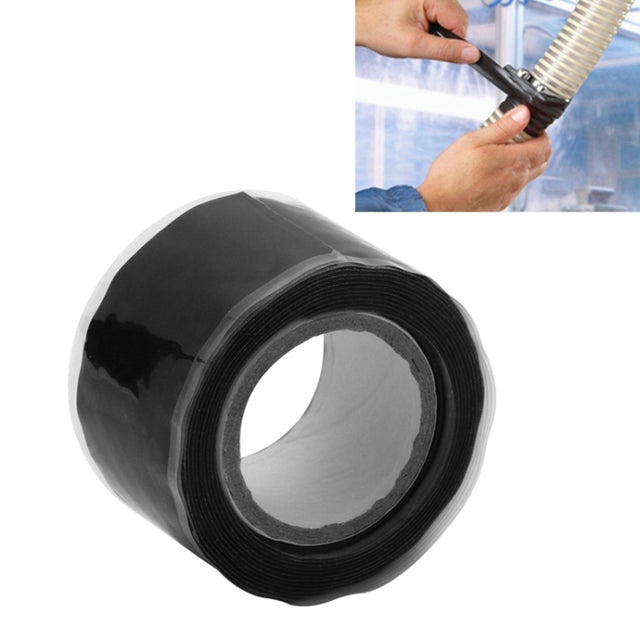 3m x 2.5cm Multi-function Water-resistant High Temperature Resistance Water Pipe Wire Silicone Self-adhesive Tape