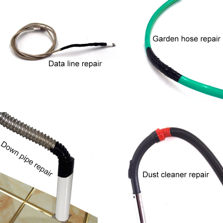 3m x 2.5cm Multi-function Water-resistant High Temperature Resistance Water Pipe Wire Silicone Self-adhesive Tape