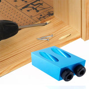 15 Degree Angular Oblique Aluminum Alloy Woodworking Hole Locator