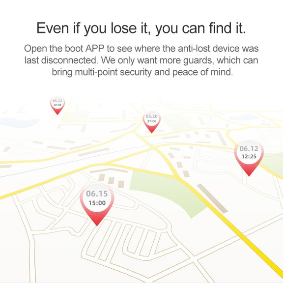Original Xiaomi Youpin Ranres Intelligent Anti-lost Device Two-way Search Bluetooth Alarm Smart Positioning Finder, Distance: 15m(White)