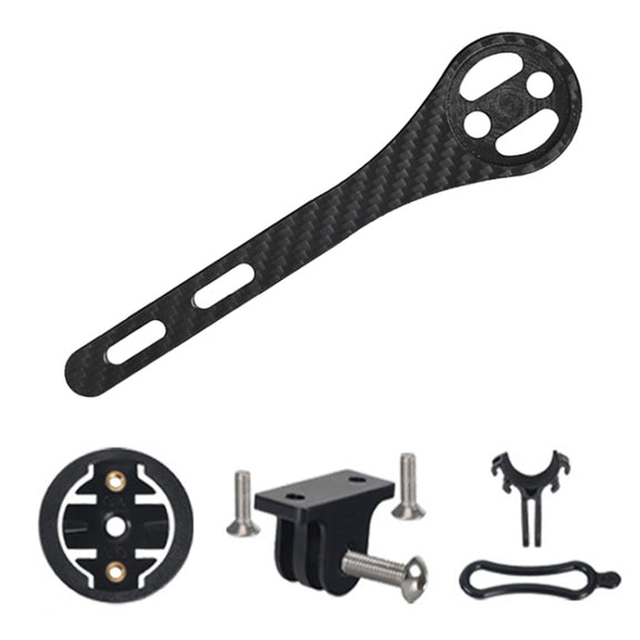 TOSEEK Full Carbon Fiber Road Bicycle Code Table Holder For Garmin Series(Gloss)