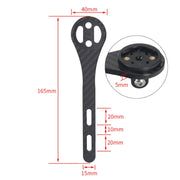 Full Carbon Fiber Road Bicycle Code Table Holder For CATEYE Series(Matte)
