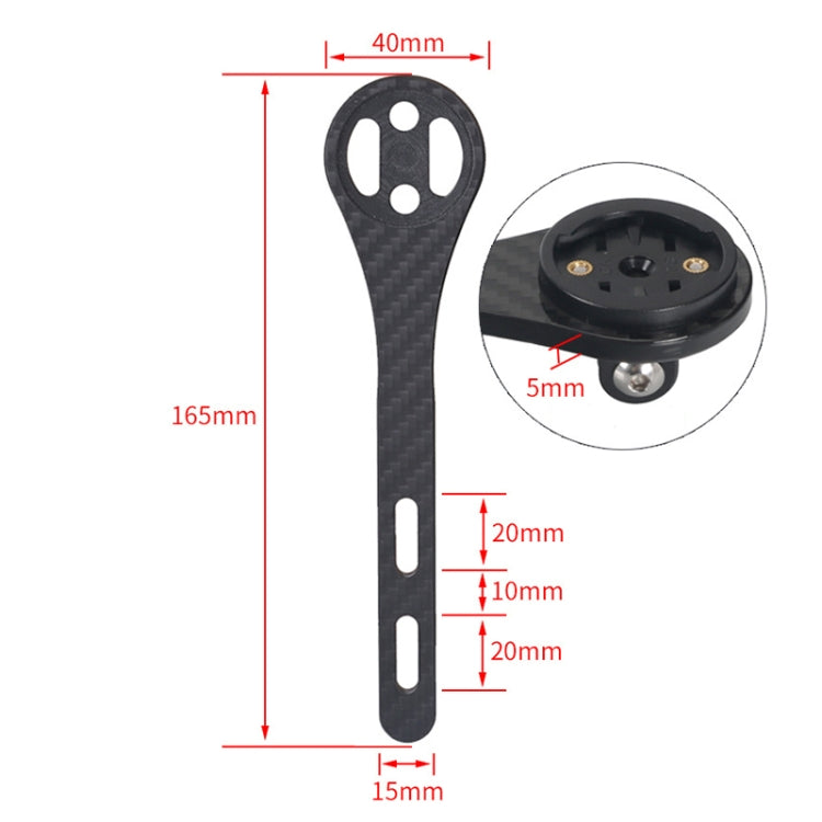 Full Carbon Fiber Road Bicycle Code Table Holder For CATEYE Series(Matte)