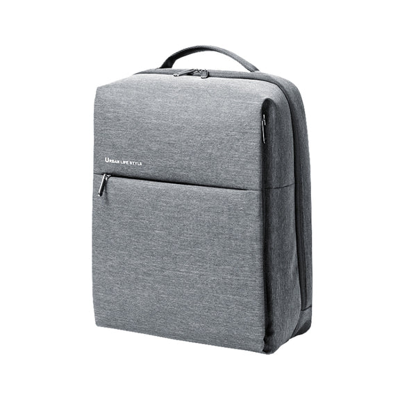 Original Xiaomi Water-resistant Simple Backpack Laptop Bag for 15.6 inch Laptop(Light Grey)