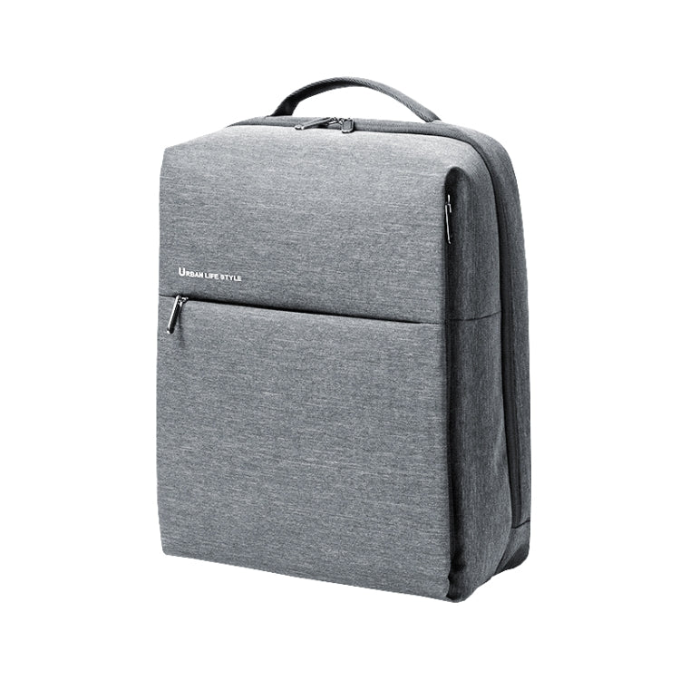 Original Xiaomi Water-resistant Simple Backpack Laptop Bag for 15.6 inch Laptop(Light Grey)